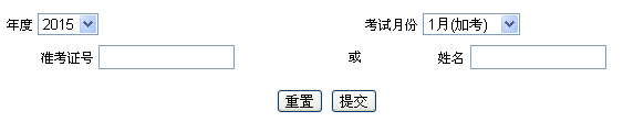 2015年1月广东肇庆市自学考试成绩公布1