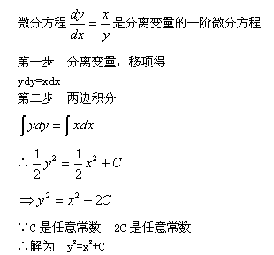 自考《高等数学（工专）》真题练习：解微分方程2
