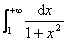 自考《高等数学（一）》真题练习：反常积分敛散性判定4