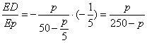 自考《高等数学（一）》真题练习：需求价格弹性函数计算8